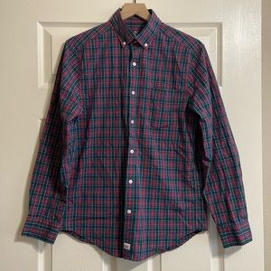 Men’s Plaid Button Down Long Seeve